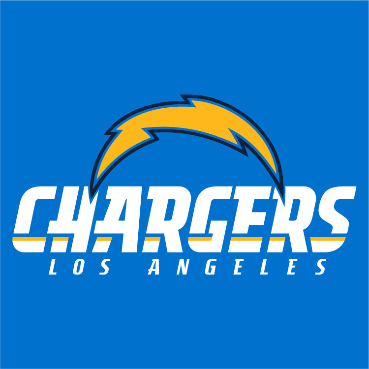 Los Angeles Chargers Circle Logo Team Shirt 6 Sizes S-3XL