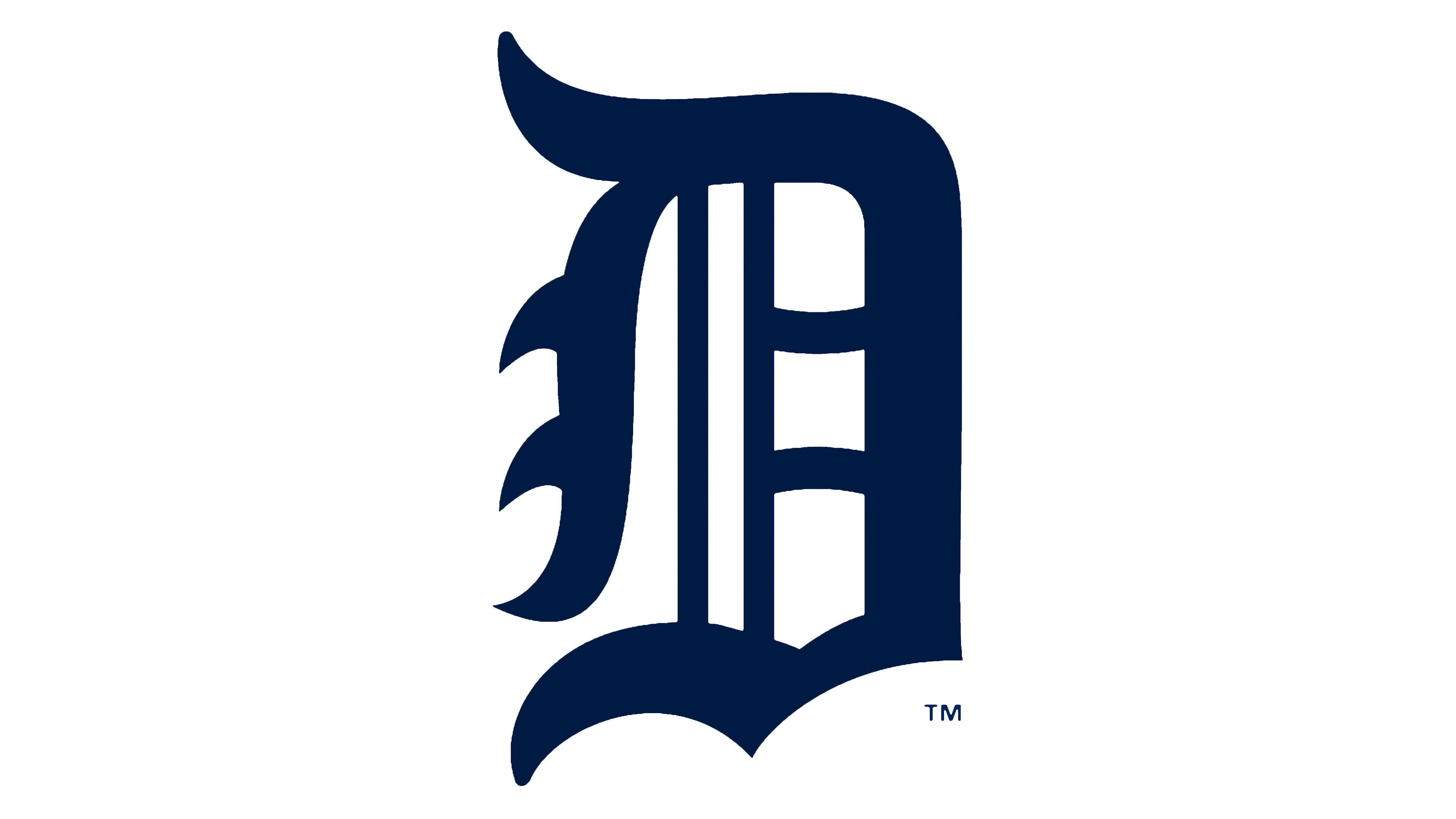 Detroit Tigers Primary Logo Patch - White