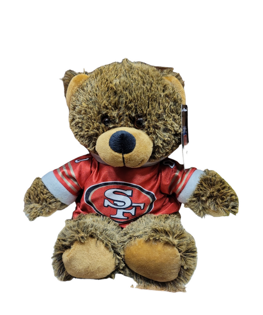 NFL Plush Bear Hoodie 49ers