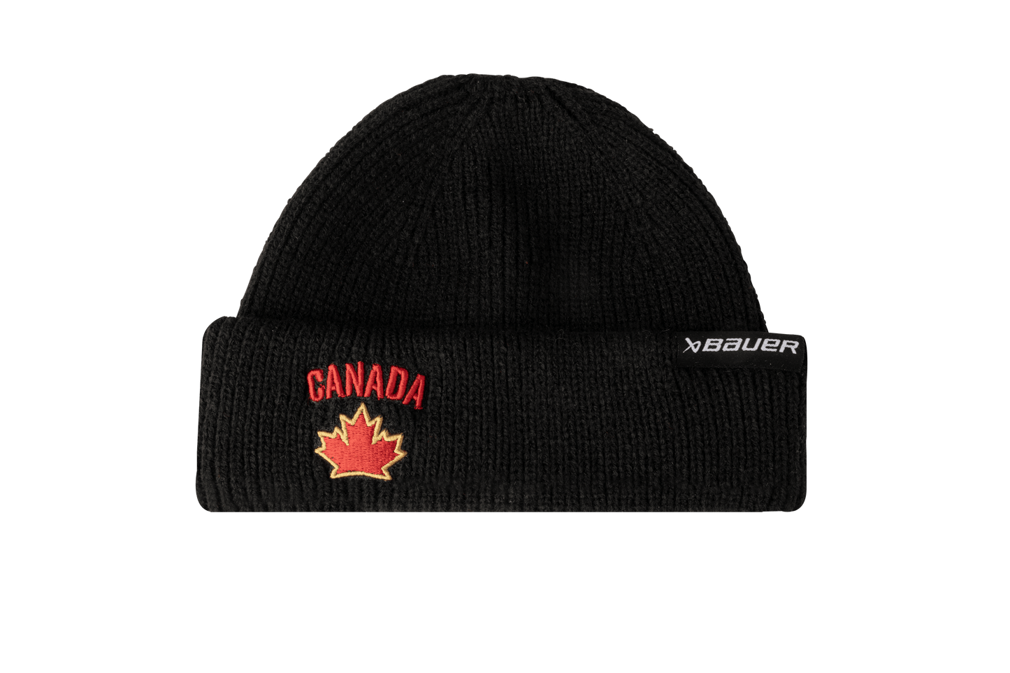 Hockey Canada Knit Hat Cuffed Fisherman Beanie Team Canada