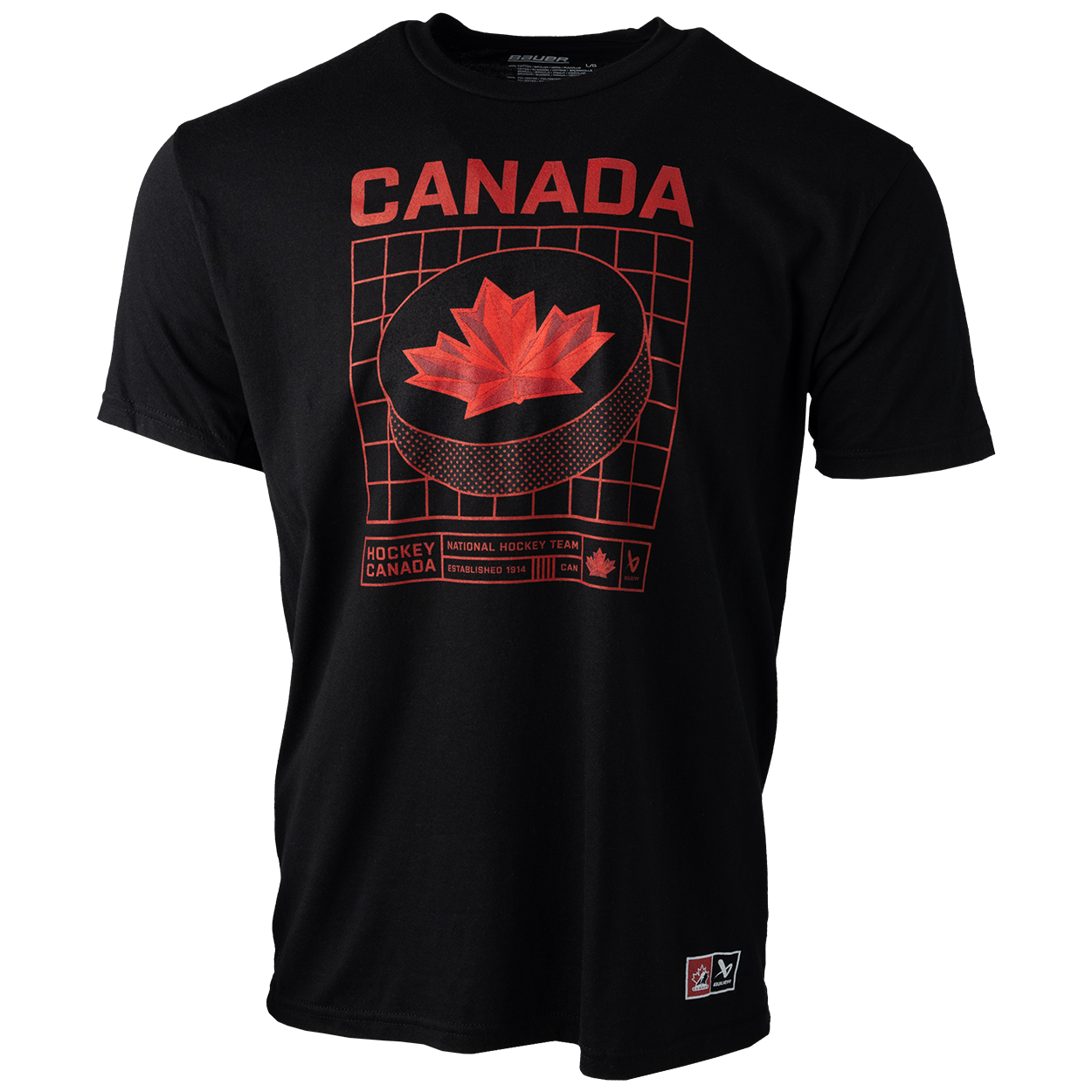 Hockey Canada Youth T-Shirt Black Graphic 2025/2026 Team Canada