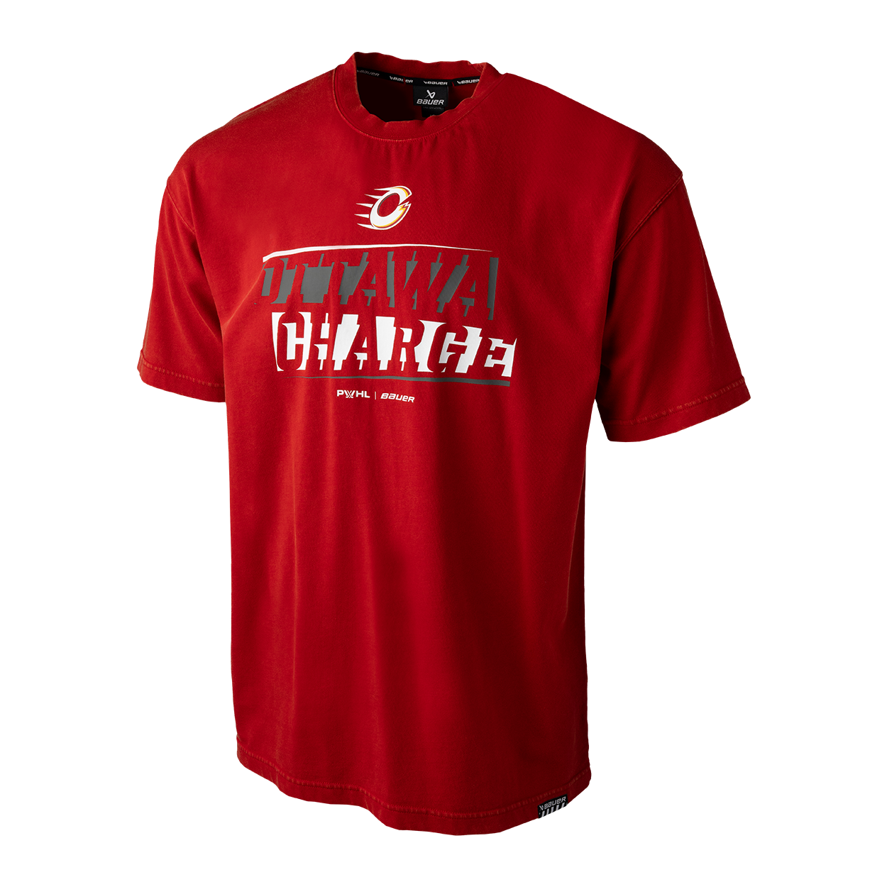 PWHL T-Shirt Team Color Boxy Ottawa Charge