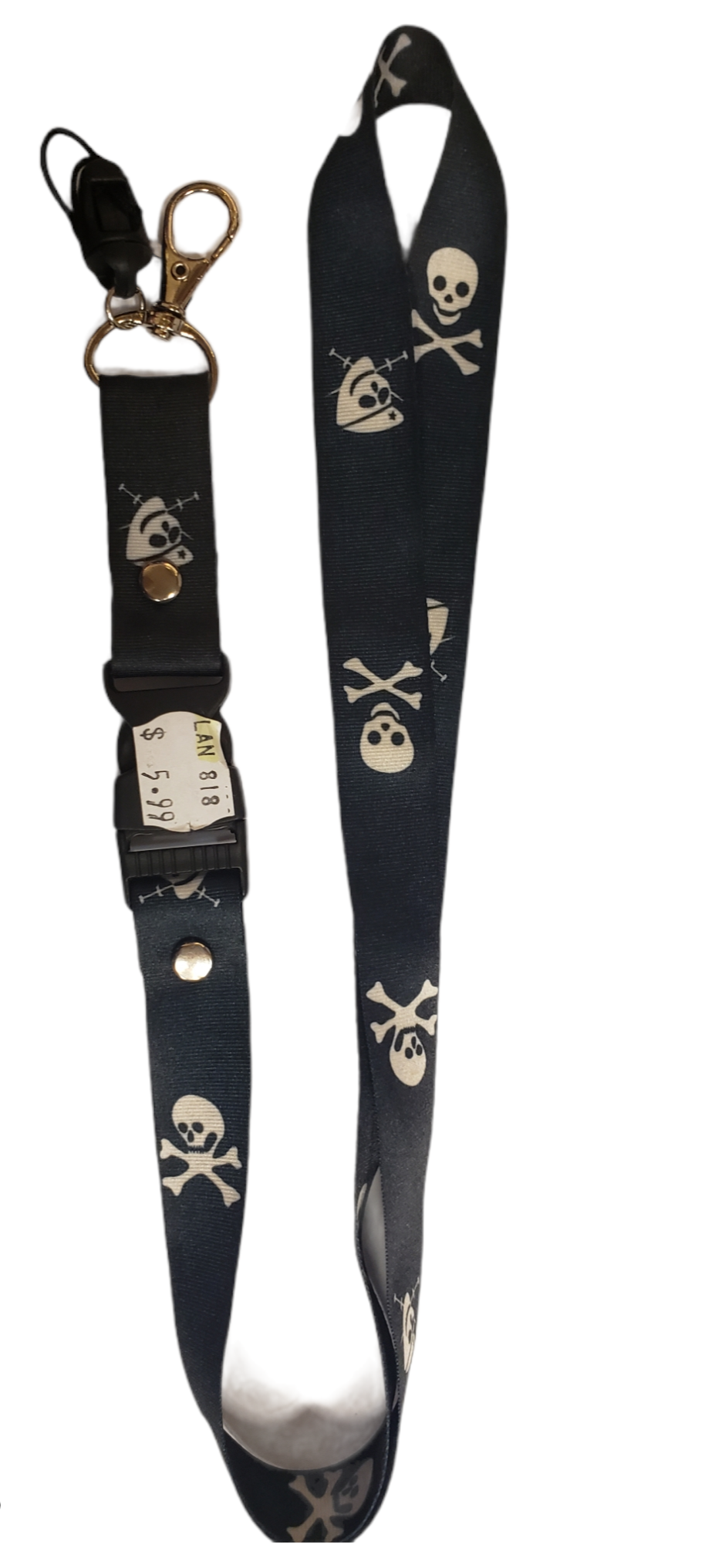 Skull Cross Bones Lanyard