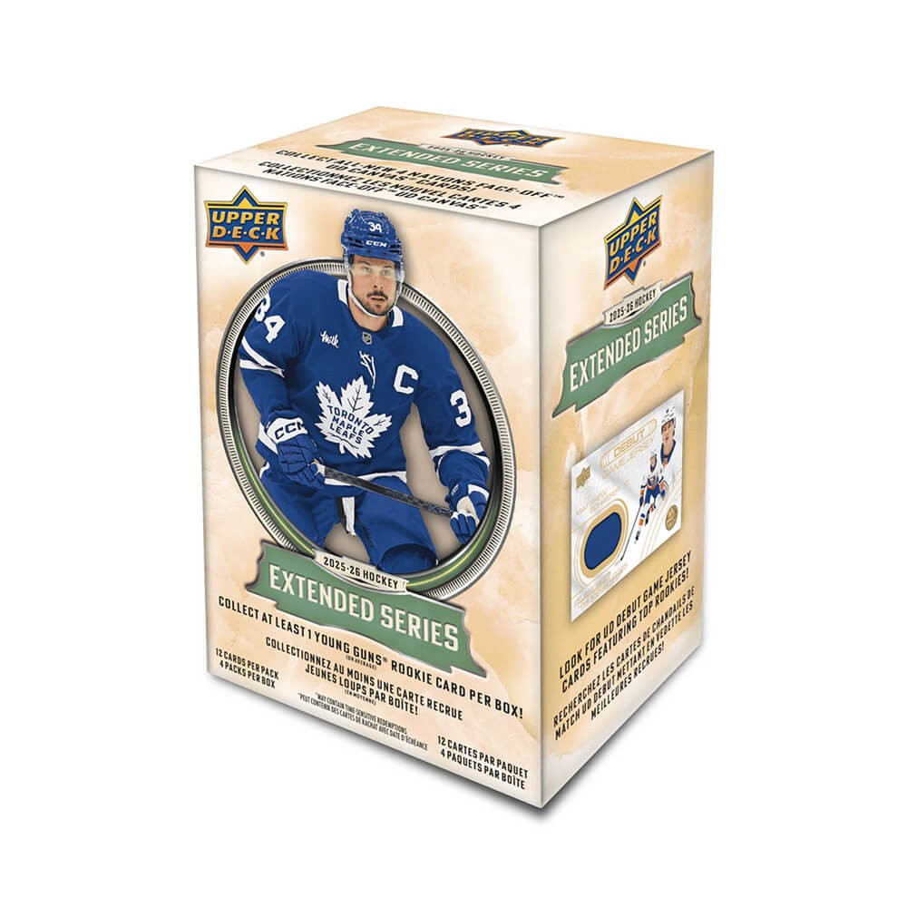 NHL Hockey Cards Extended Series Upper Deck 2025-26 Blaster Box