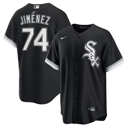 MLB Player Replica Jersey Black Alternate Eloy Jiménez White Sox