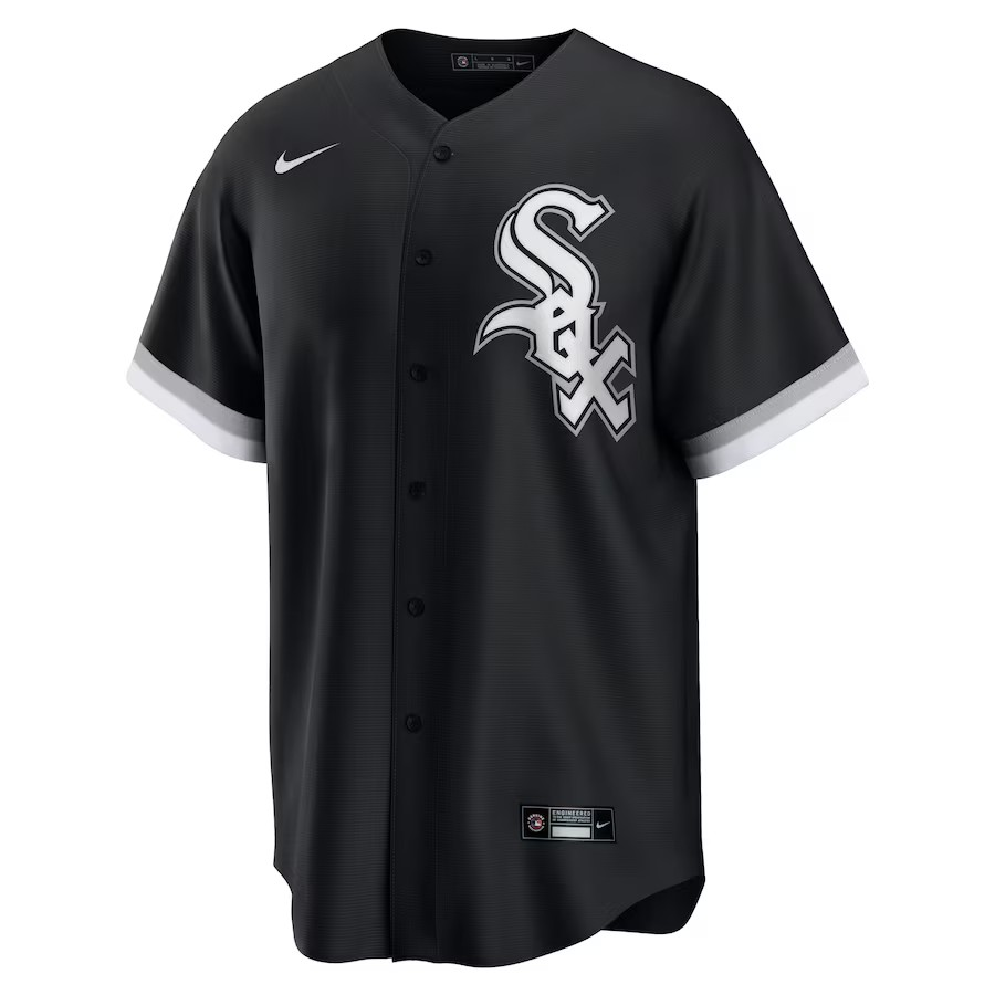 MLB Player Replica Jersey Black Alternate Eloy Jiménez White Sox