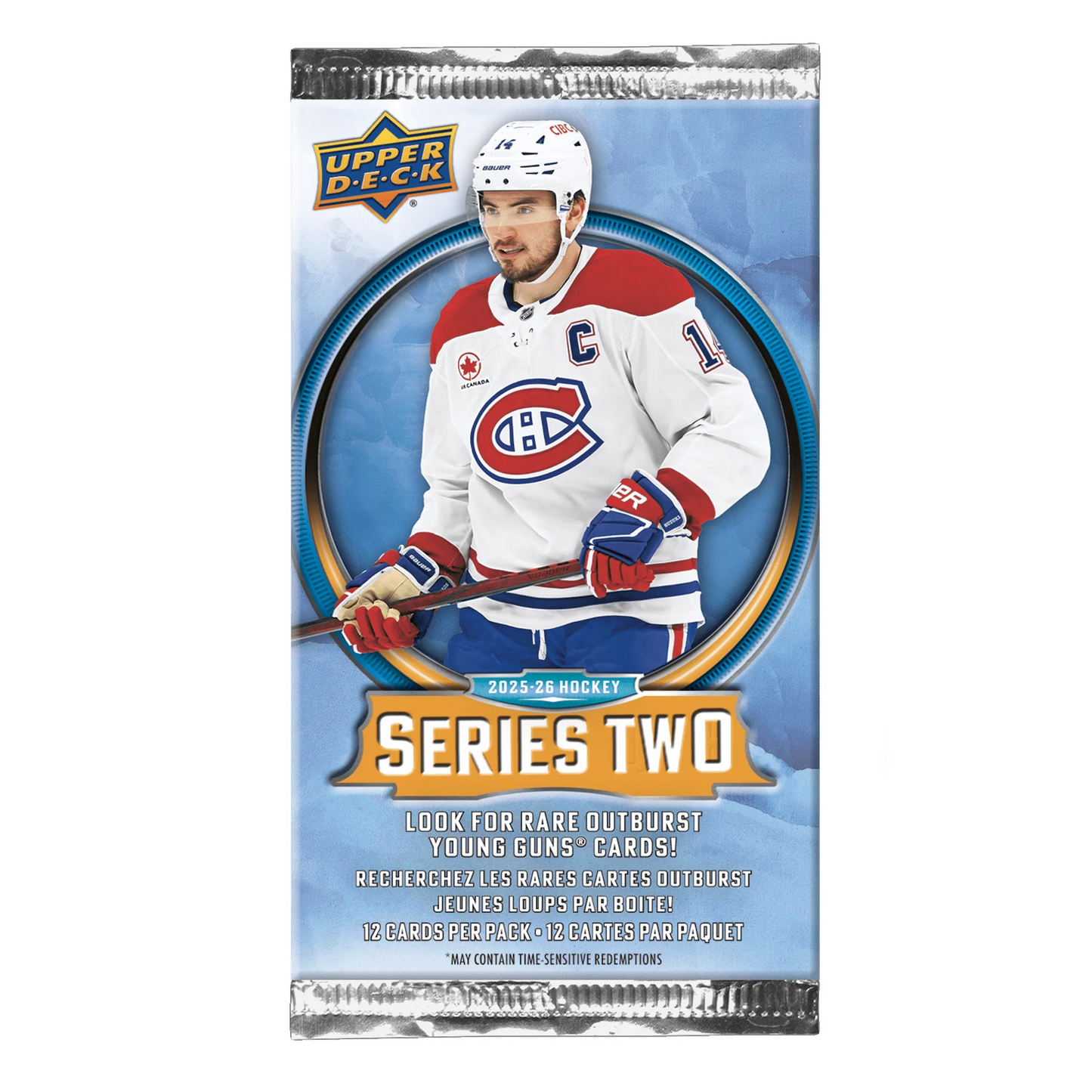 NHL Hockey Cards Series Two Upper Deck 2025-26 Single Pack