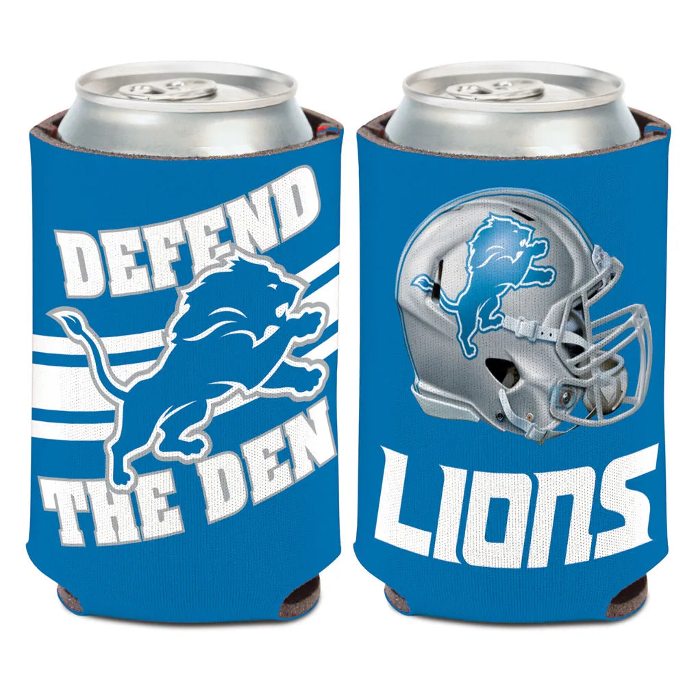 NFL Neoprene Can Cooler Slogan Lions