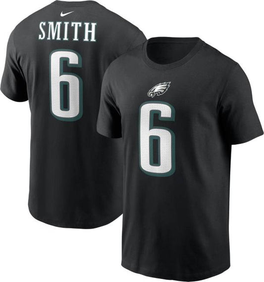 NFL Player T-Shirt Name And Number DeVonta Smith Eagles