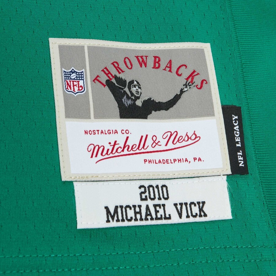 NFL Legacy Player Jersey 2010 Michael Vick Eagles (Kelly Green)