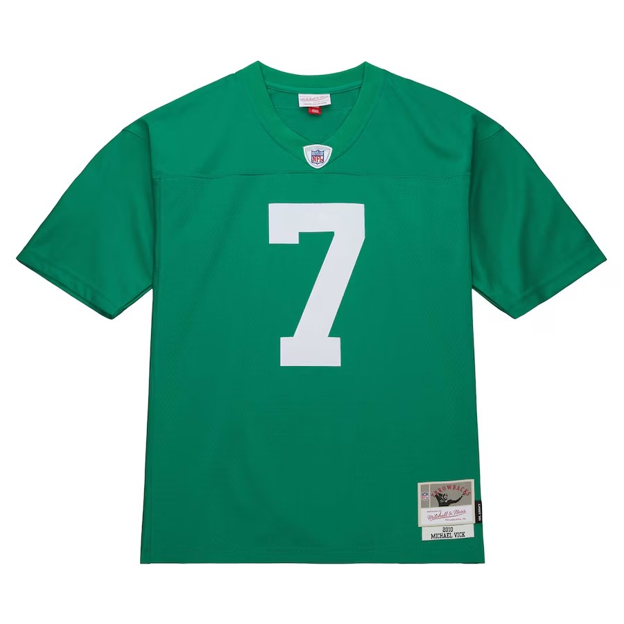 NFL Legacy Player Jersey 2010 Michael Vick Eagles (Kelly Green)