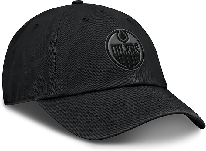 NHL Hat Authentic Pro Unstructured Road Black 2026 Oilers