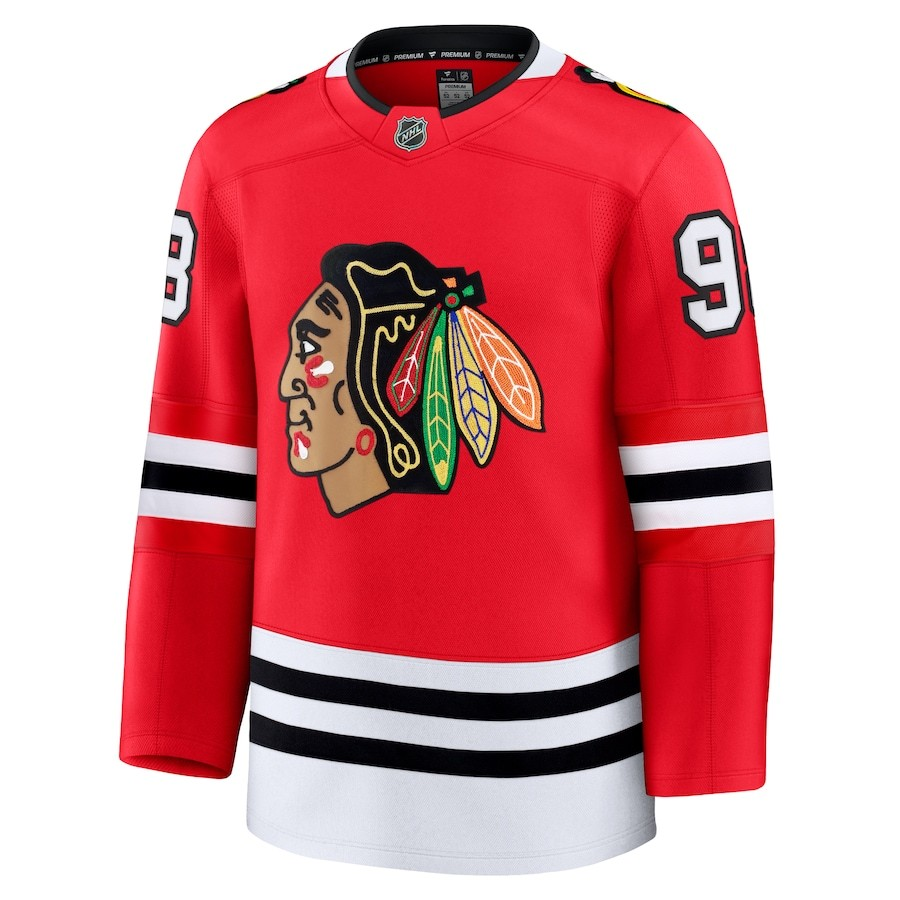 NHL Player Premium Jersey Home Connor Bedard Blackhawks