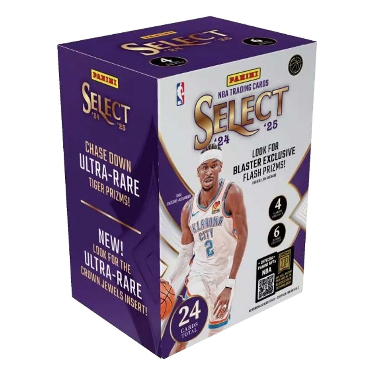 NBA 2024-25 Panini Select Trading Cards (Blaster Box)