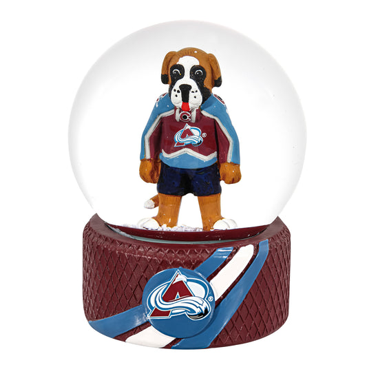 NHL Glass Tabletop Water Globe Avalanche