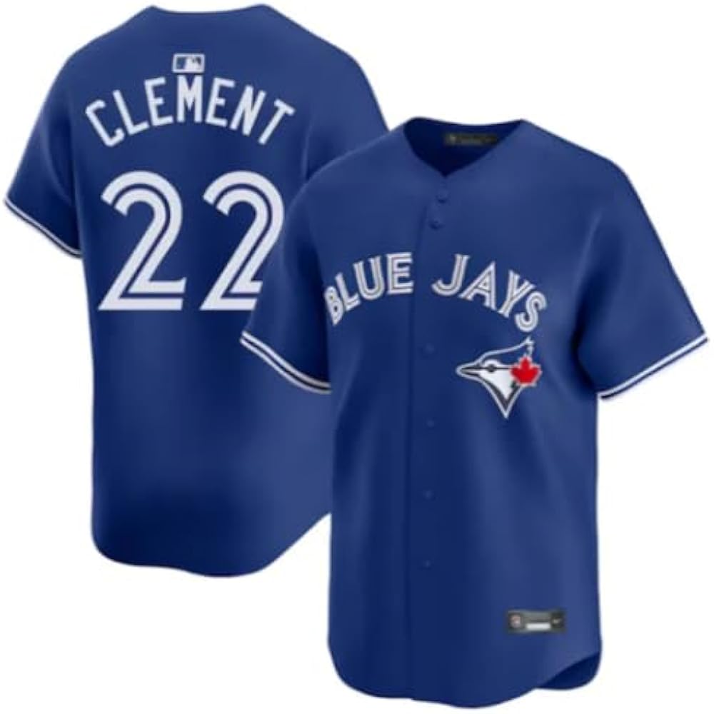 MLB Youth Player Replica Jersey Alt Royal Ernie Clement Blue Jays