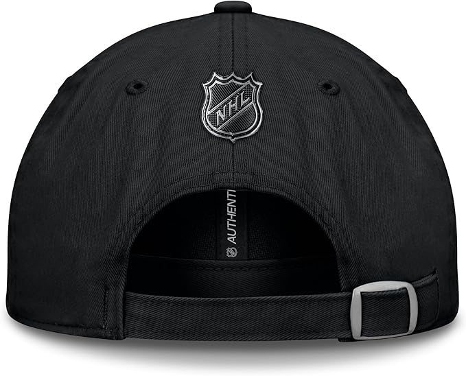 NHL Hat Authentic Pro Unstructured Road Black 2026 Oilers