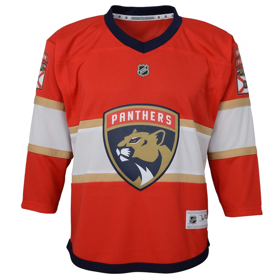 NHL Youth Blank Premier Jersey Home Panthers