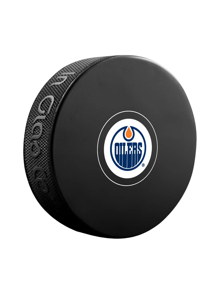 NHL Puck Autograph Oilers