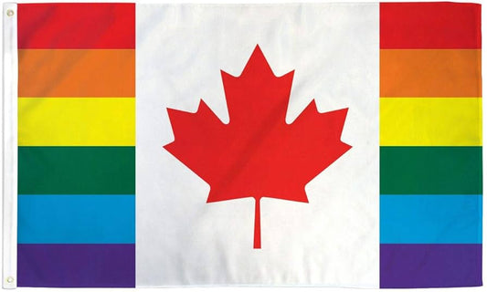 Country Flag Rainbow 3X5 Canada Pride