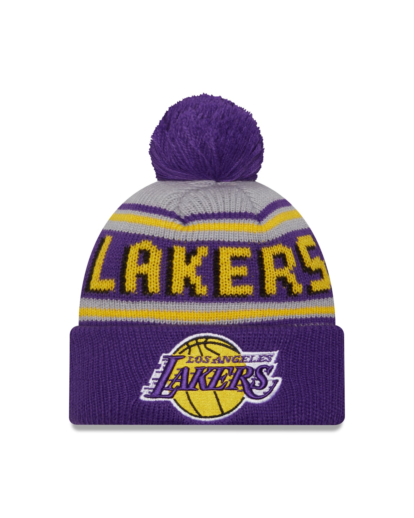 NBA Knit Hat Youth Wordmark Lakers