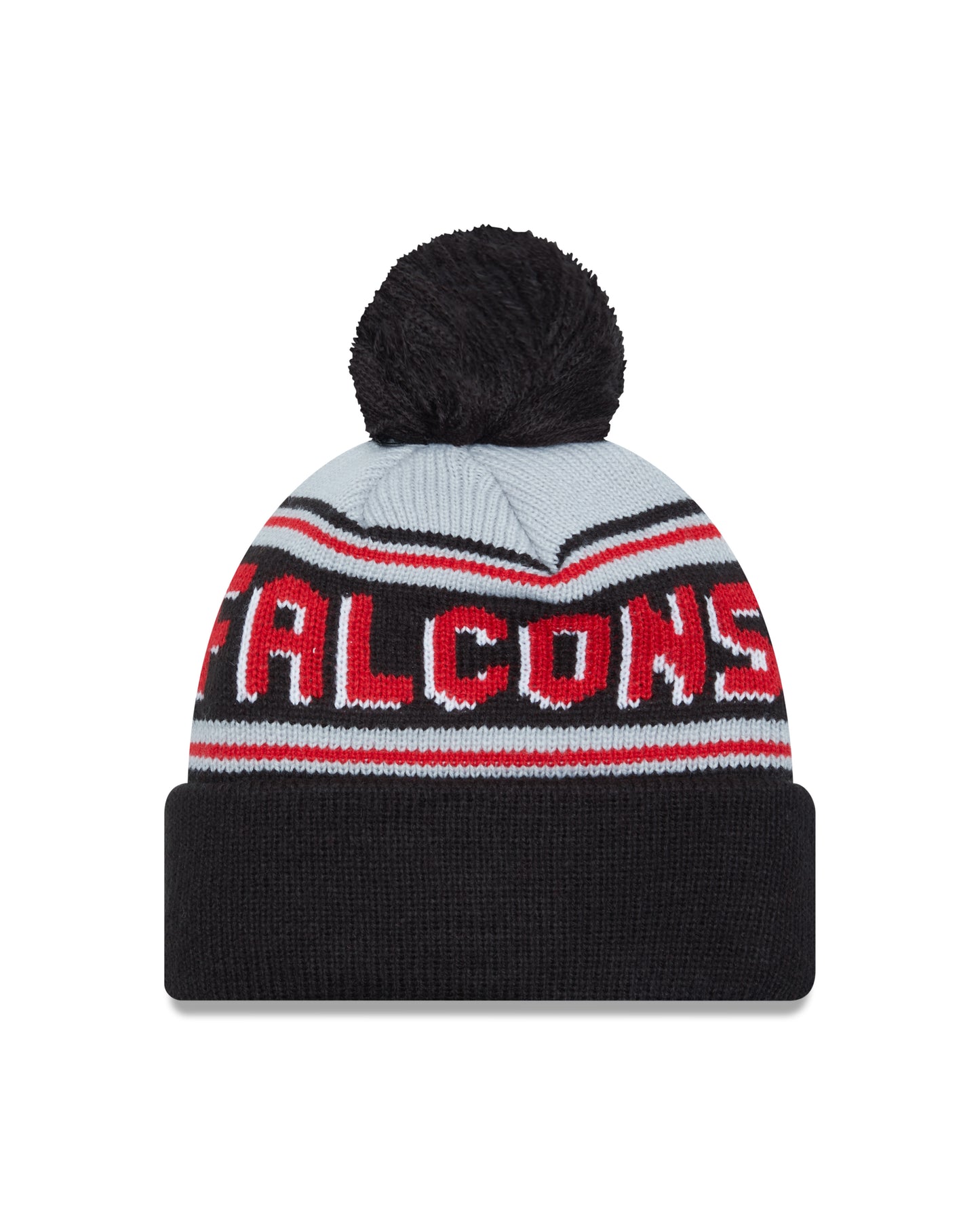 NFL Knit Hat Pom Wordmark Falcons