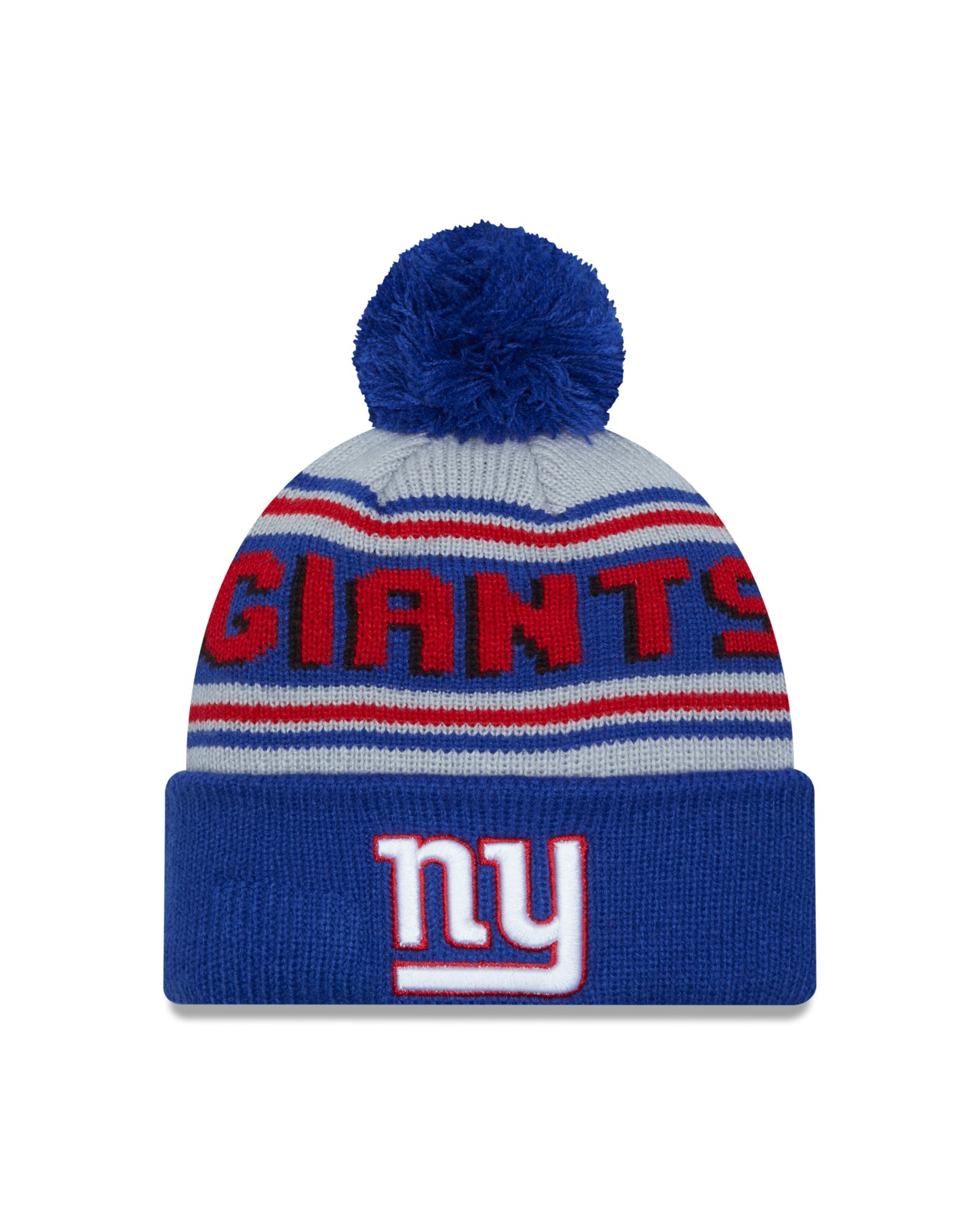 NFL Knit Hat Pom Wordmark Giants