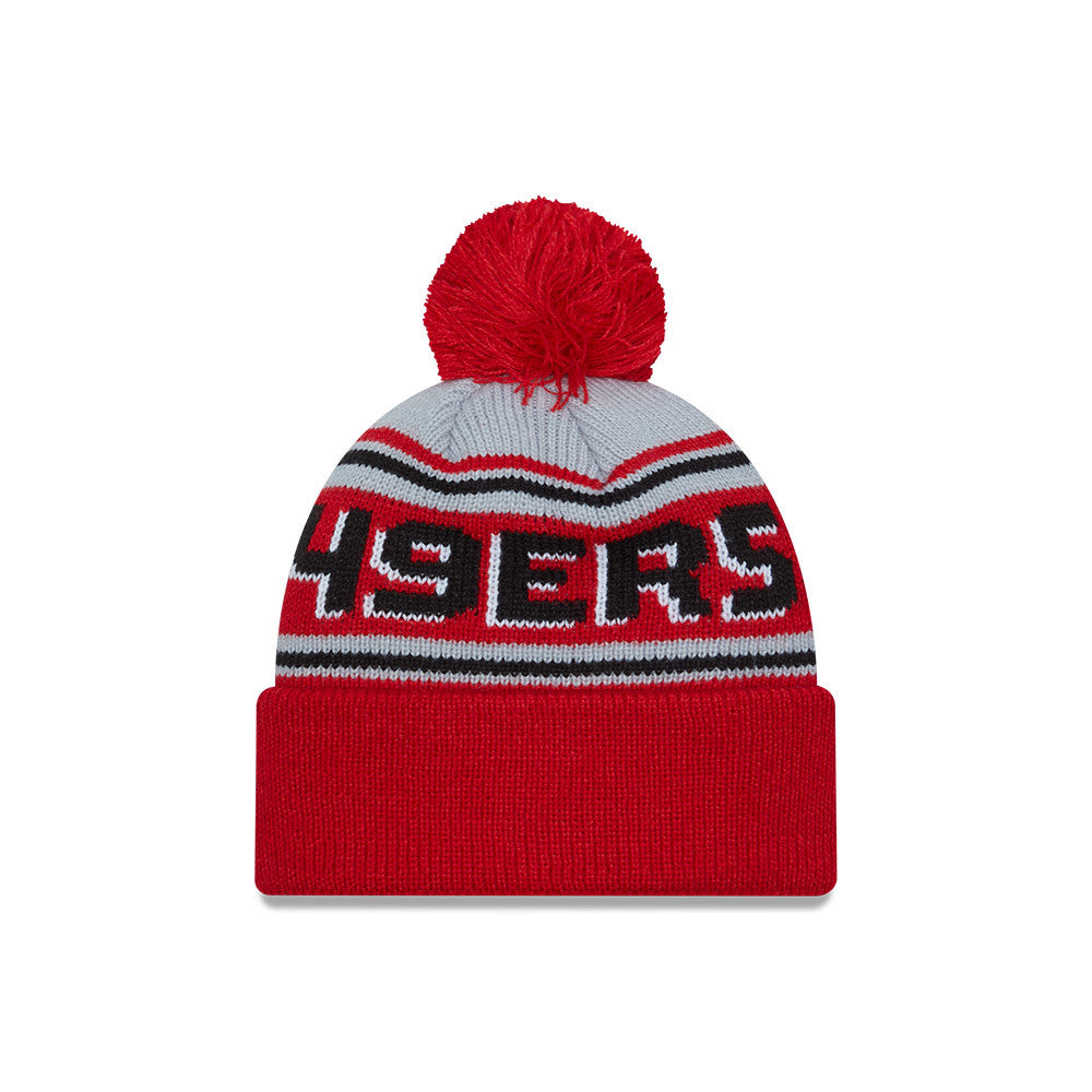 NFL Knit Hat Pom Wordmark 49ers