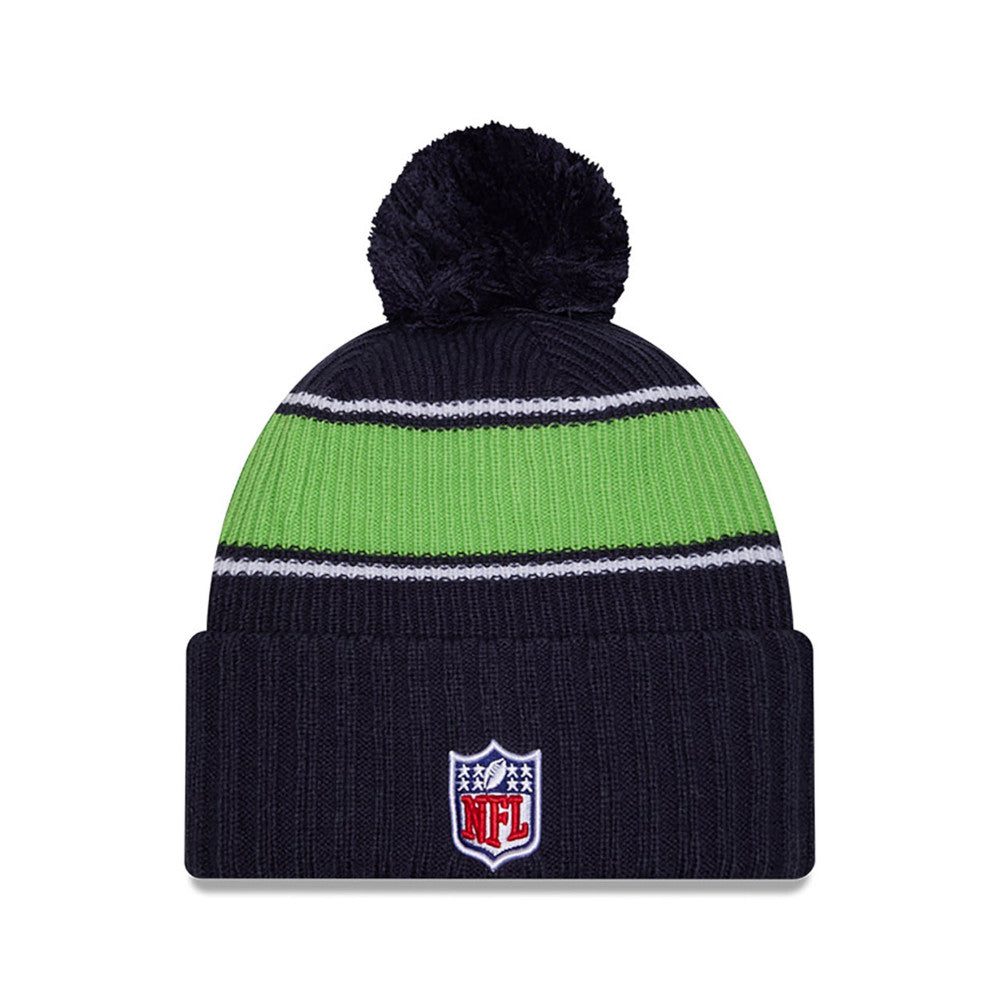 NFL Knit Hat 2024 Cold Weather Sport Knit W/ Pom Seahawks