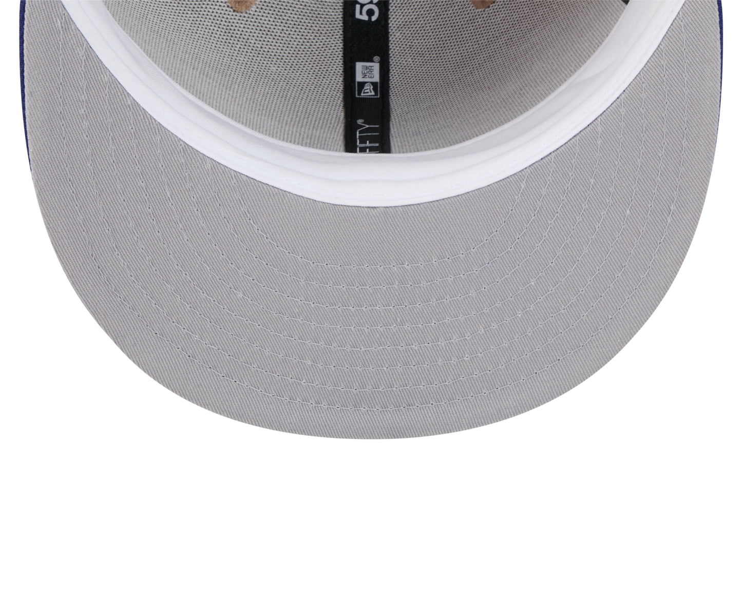 MLB Hat 5950 Cam Two Tone Beige Dodgers
