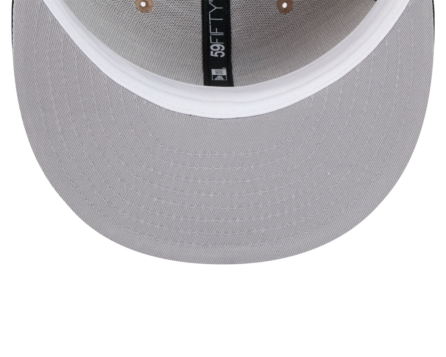 MLB Hat 5950 Cam Two Tone Beige White Sox