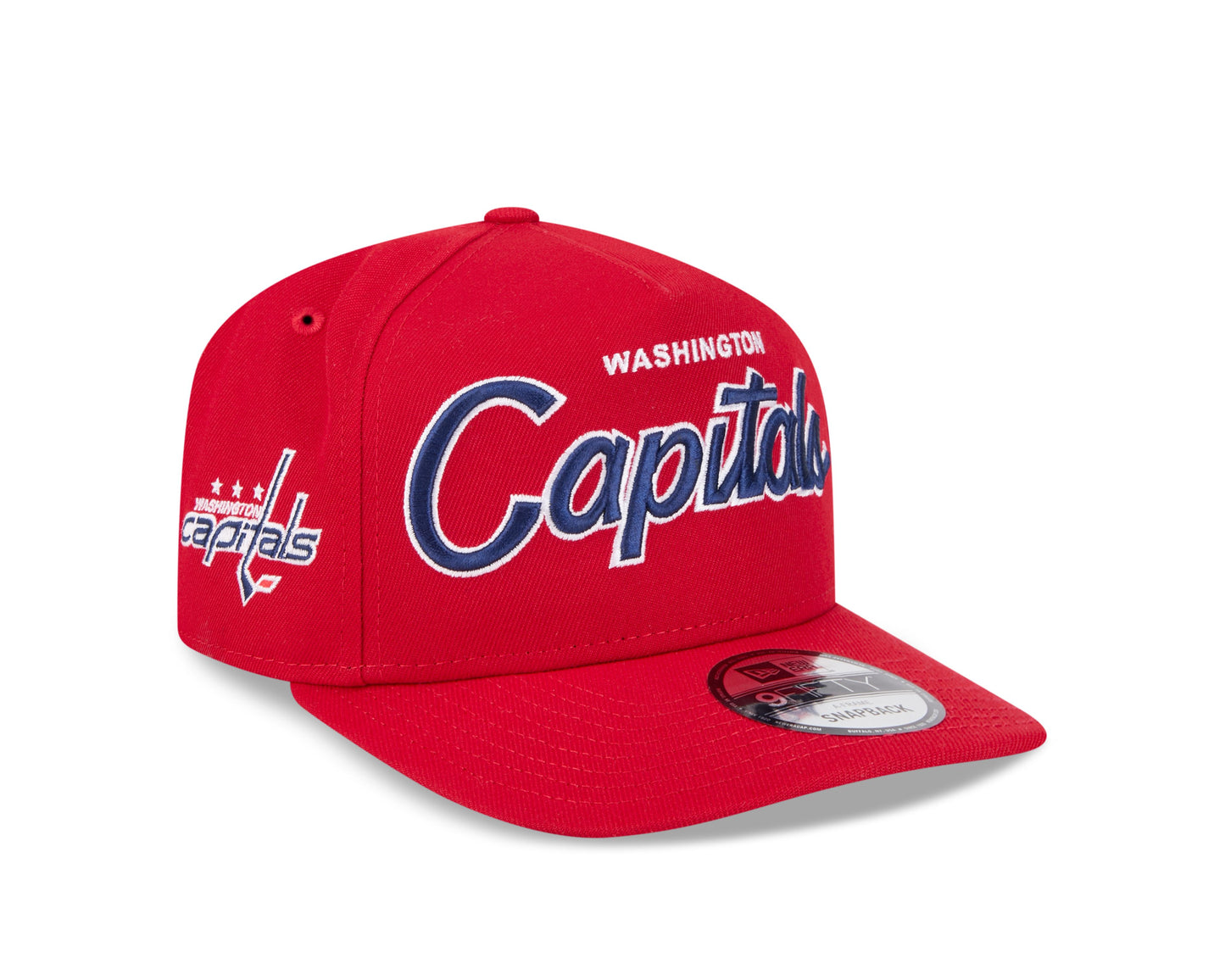 NHL Hat 950 Snapback A-Frame Script Capitals