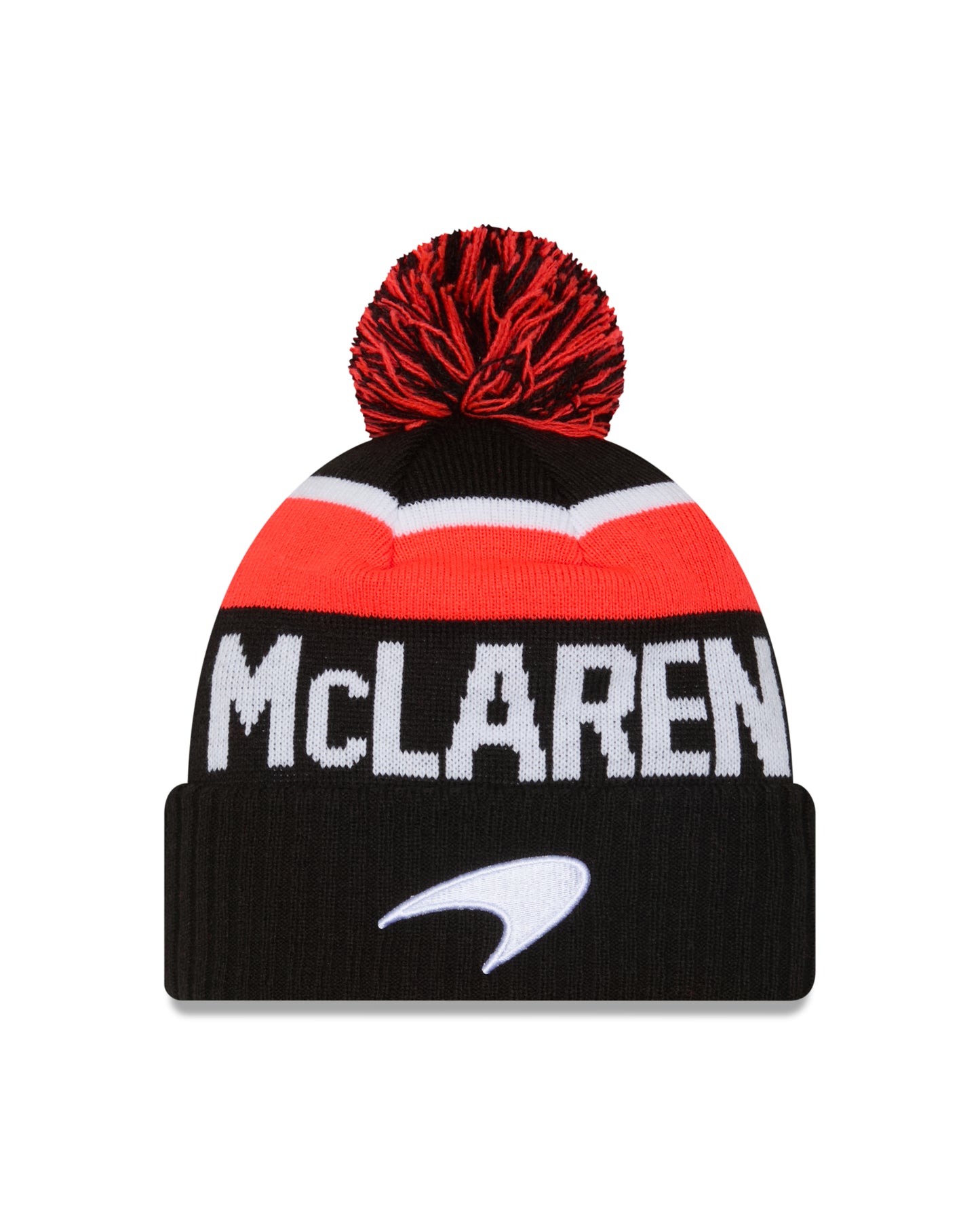 F1 Knit Hat Sport Beanie with Pom McLaren Racing