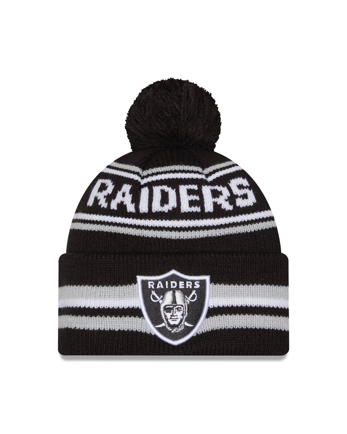 NFL Knit Hat Pom Classic Raiders