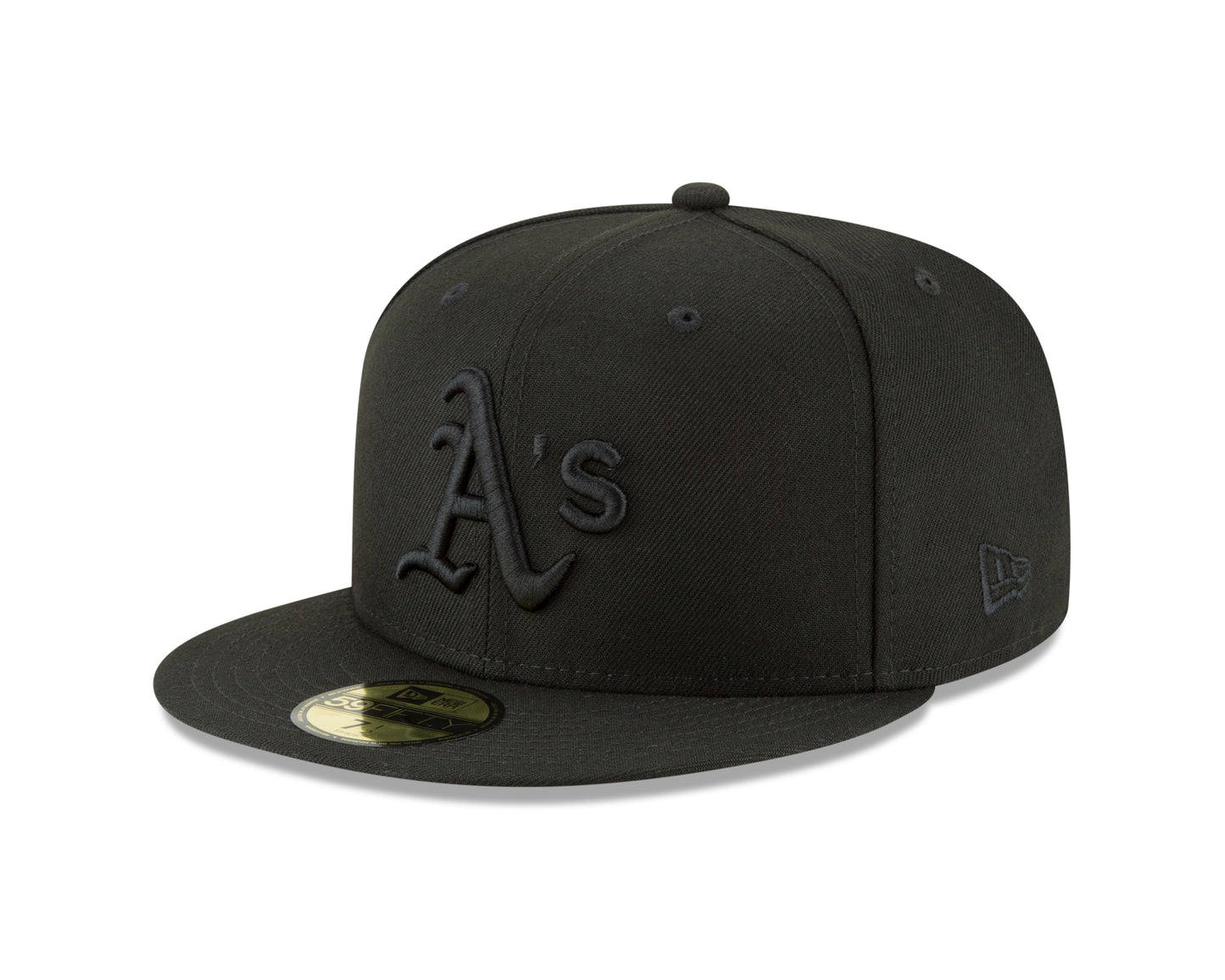 MLB Hat 5950 Tonal Black Sacramento Patch Athletics