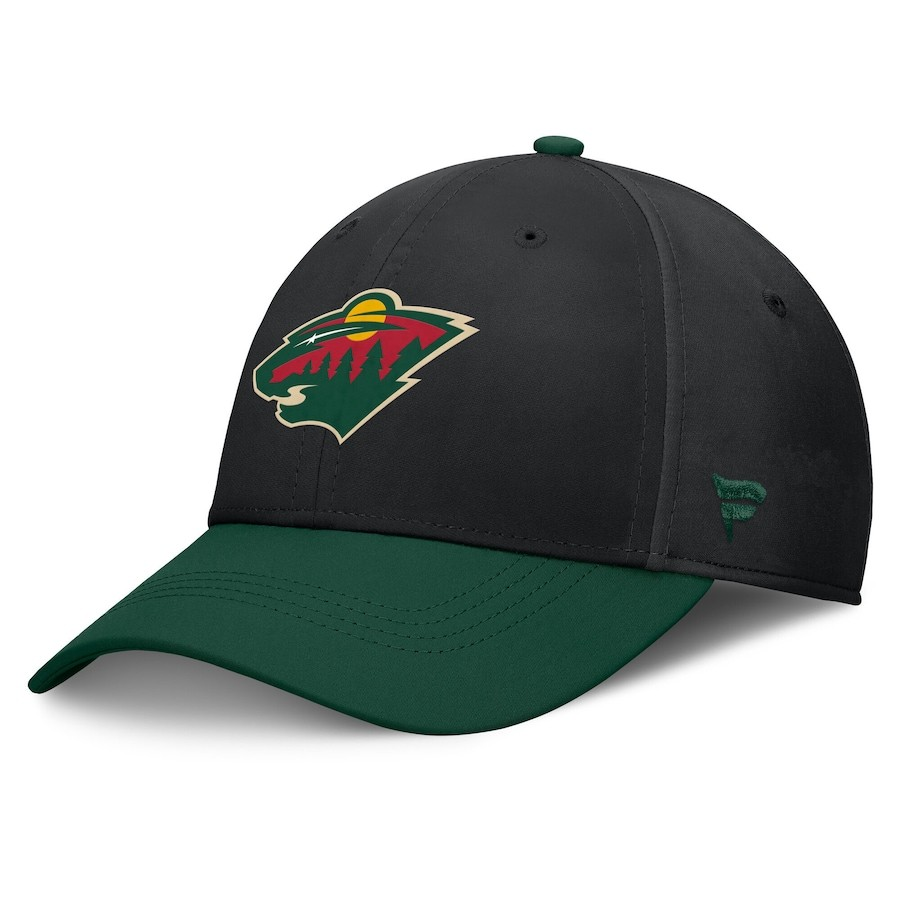 NHL Hat Structured Stretch Authentic Pro Rink Flex Two Tone 2024 Wild