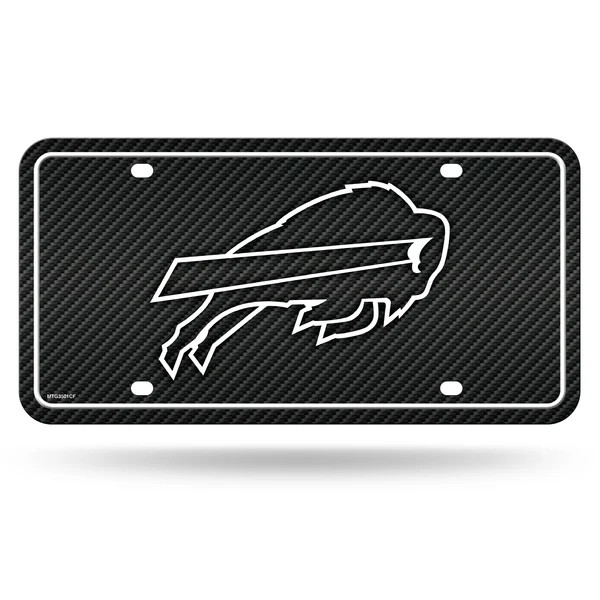 NFL License Plate Metal Carbon Fiber Design Bills