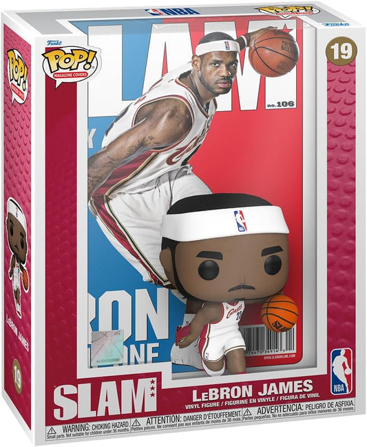 NBA Vintage Player Pop! Figure SLAM Cover With Protector Lebron James Cavaliers #19