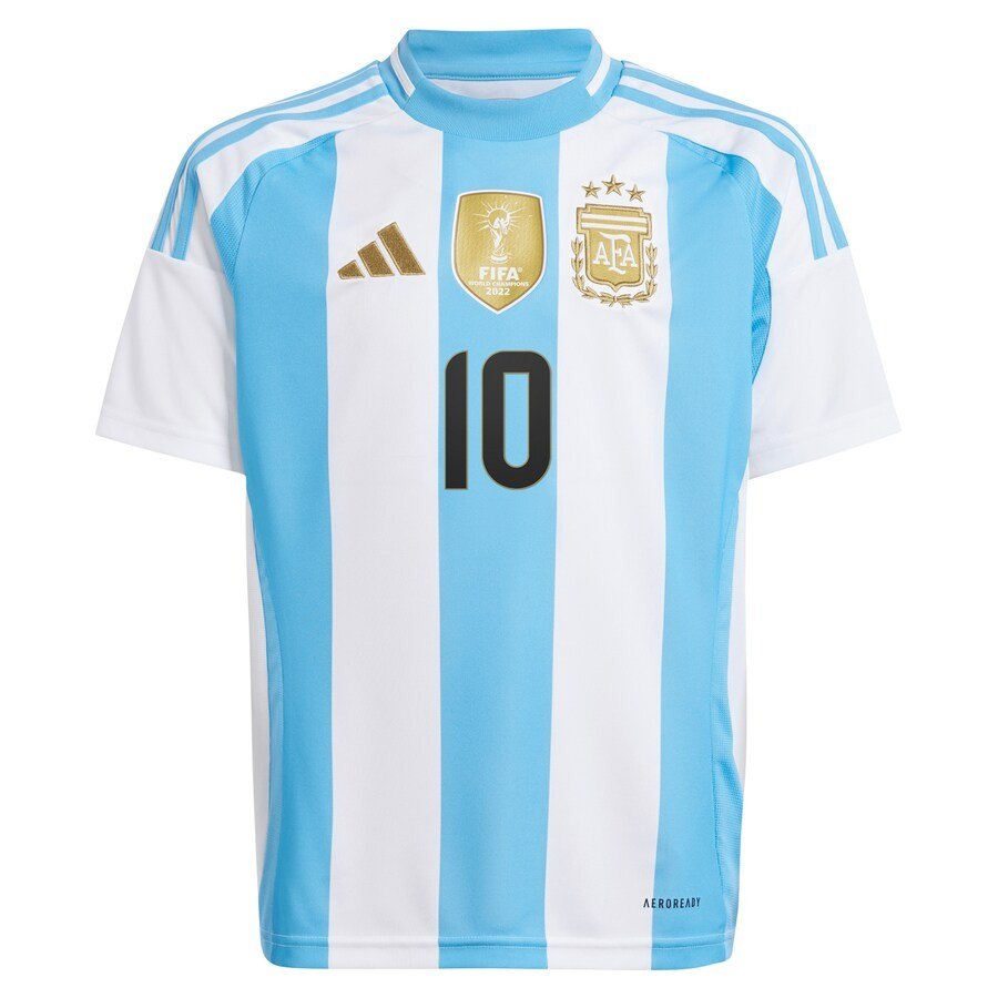 Argentina Youth Jersey Fifa World Champions Replica 2022 Lionel Messi Argentina