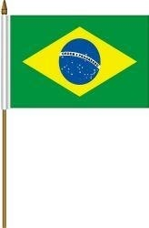 Country Mini-Stick Flag Brazil