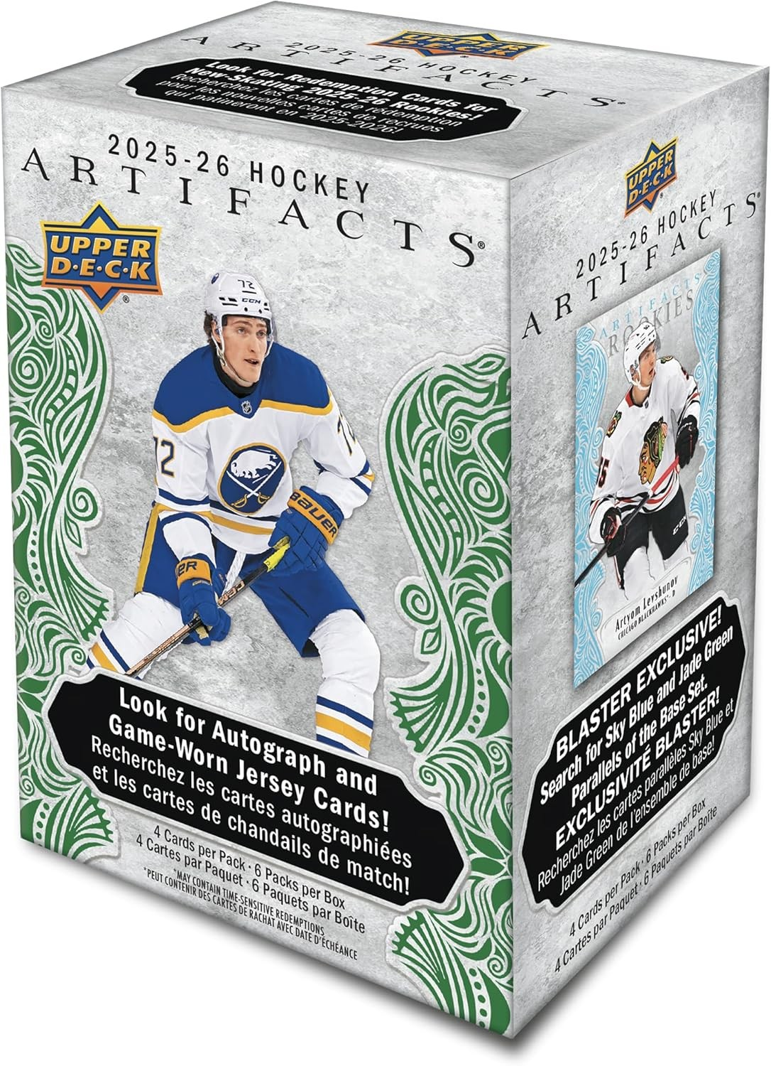 NHL Hockey Cards Upper Deck Artifacts 2025-26