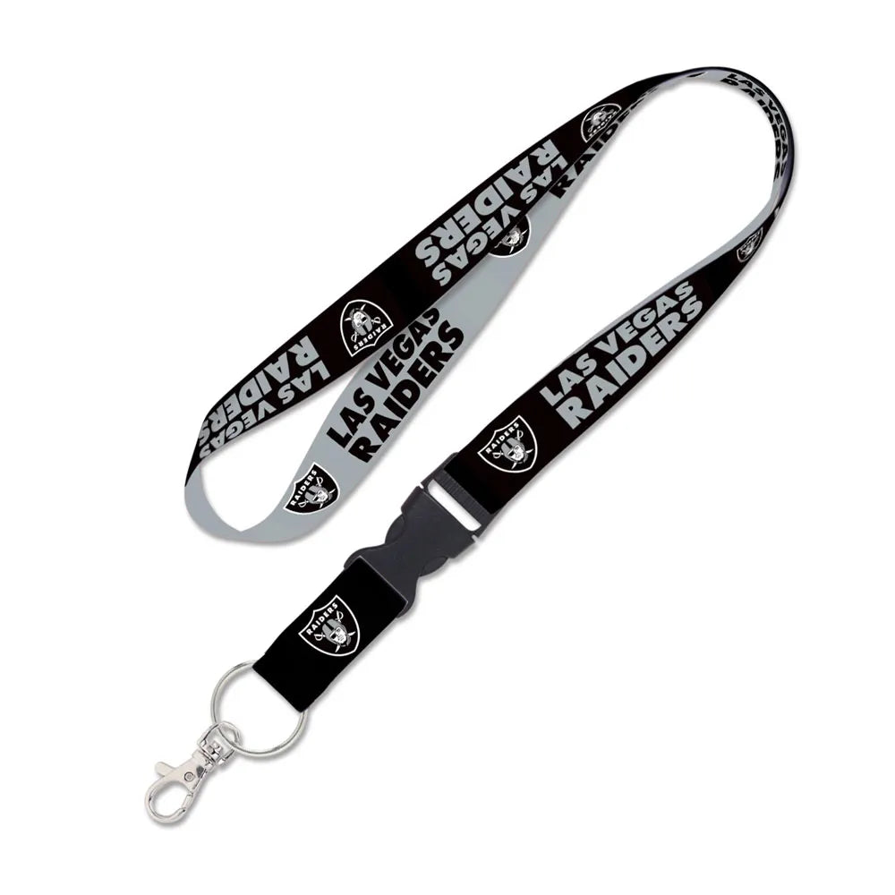 NFL Lanyard Sublimated Buckle Raiders
