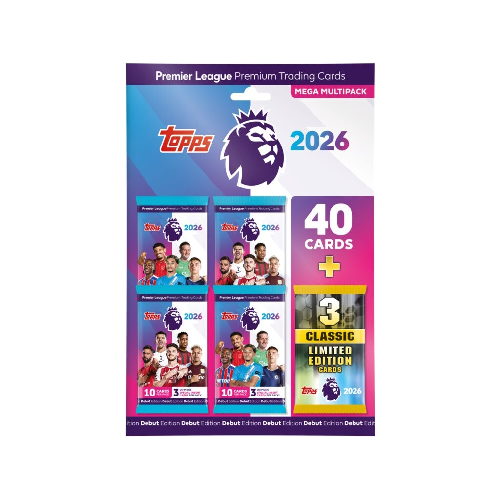 Topps Premier League Premium Trading Cards 2025-26 Mega Multi Pack