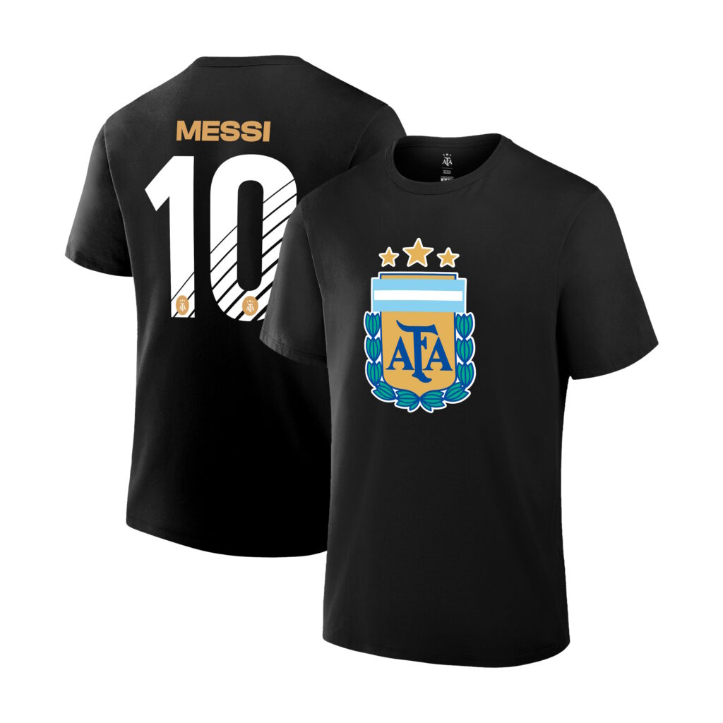 Argentina National Team Player T-Shirt Lionel Messi Argentina