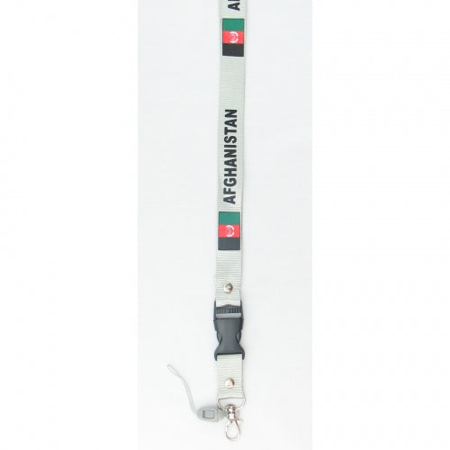 Country Lanyard Afghanistan (Grey)