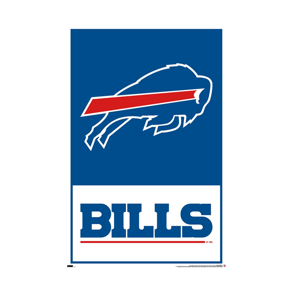 NFL Wall Poster Logo Bills