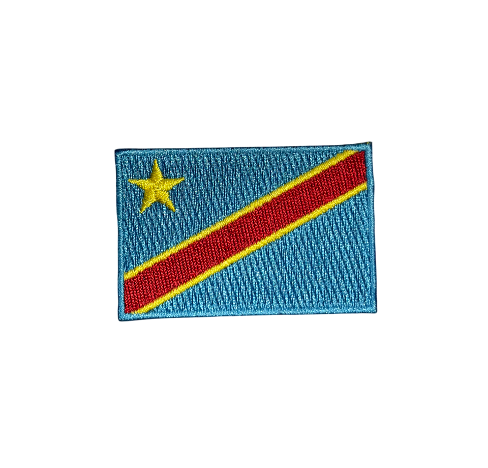 Country Patch Flag Congo Democratic Republic of the Congo (DRC)