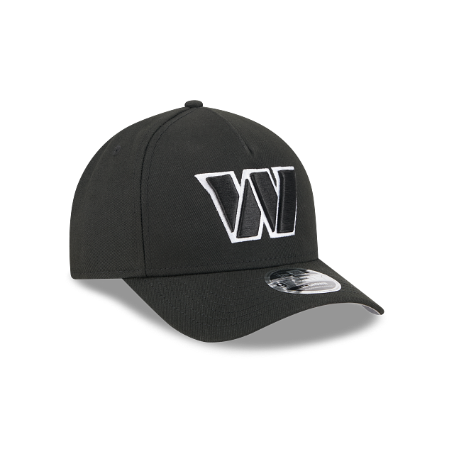 NFL Hat 940 Snapback A-Frame M-Crown Tonal Black Commanders