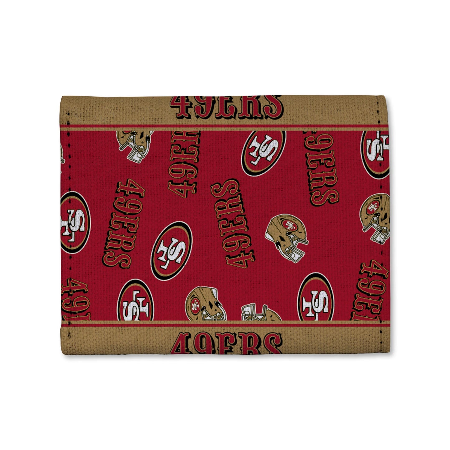 NFL Canvas Trifold Wallet 49ers