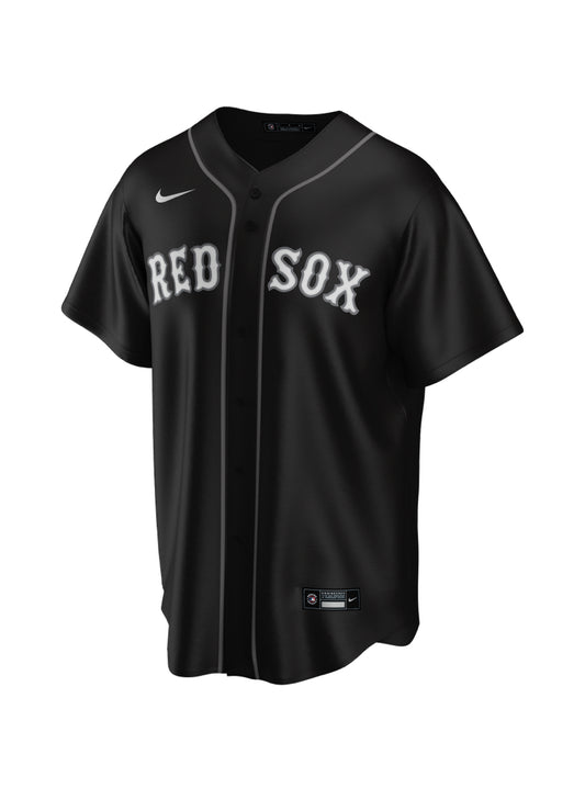MLB Replica Fashion Jersey Black Blank Red Sox